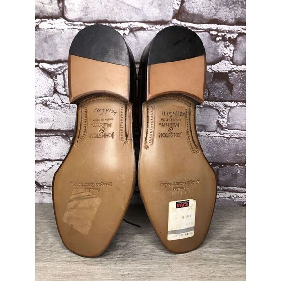 Johnston Murphy Domani Brown Leather Cap Toe Oxfords Shoes Men’s Sz 9M US/42EU main image 7